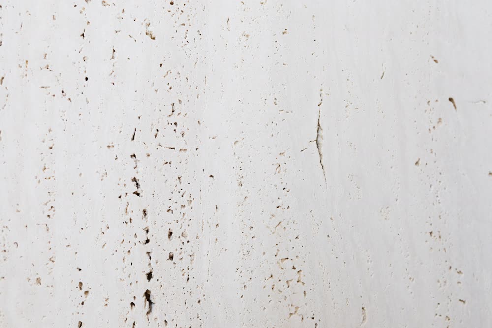 Travertine finish